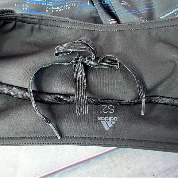 ADIDAS Climalite 2" Running Shorts in Black and Blue Size Small - Picture 4 of 7